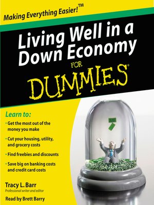 cover image of Living Well in a Down Economy for Dummies